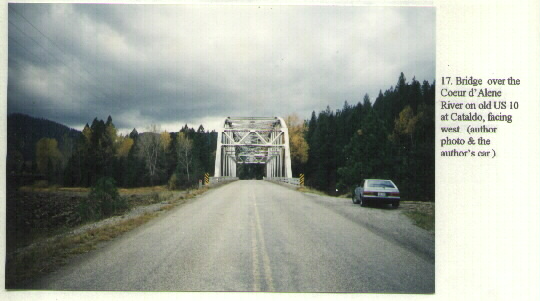 this bridge crosses the Coeur d'Alene River